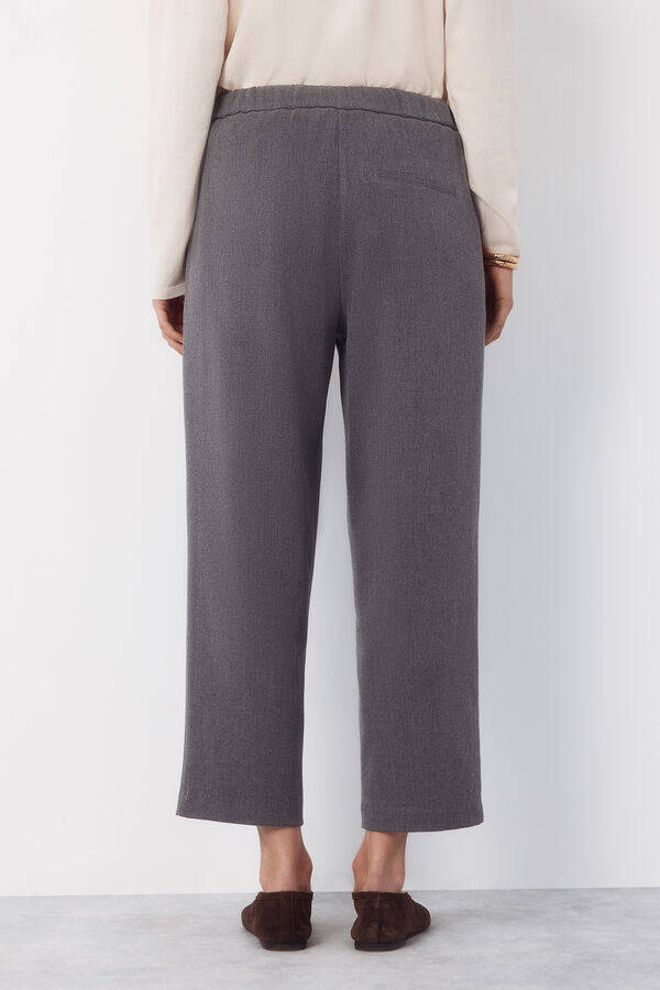 Cortefiel Women's jogger pants Dark grey