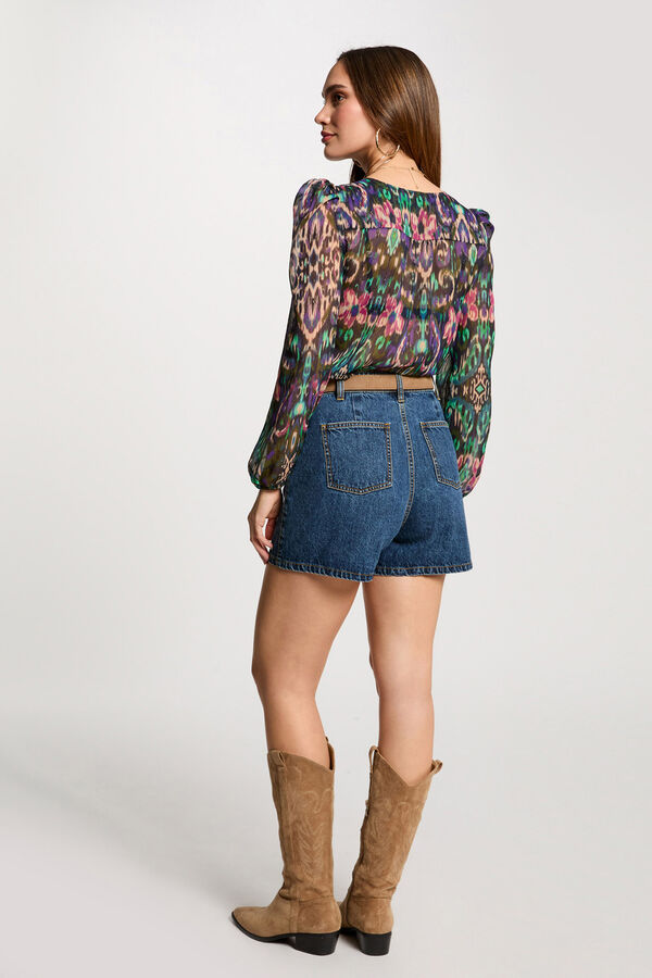 Morgan Blusa manga comprida Multicolorido