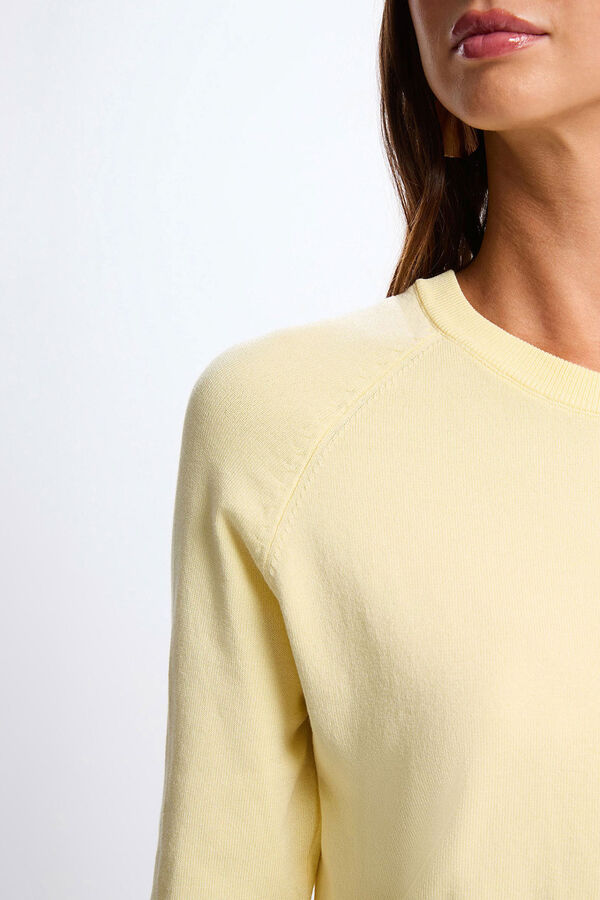 Morgan Camisola fina ajustada Amarelo