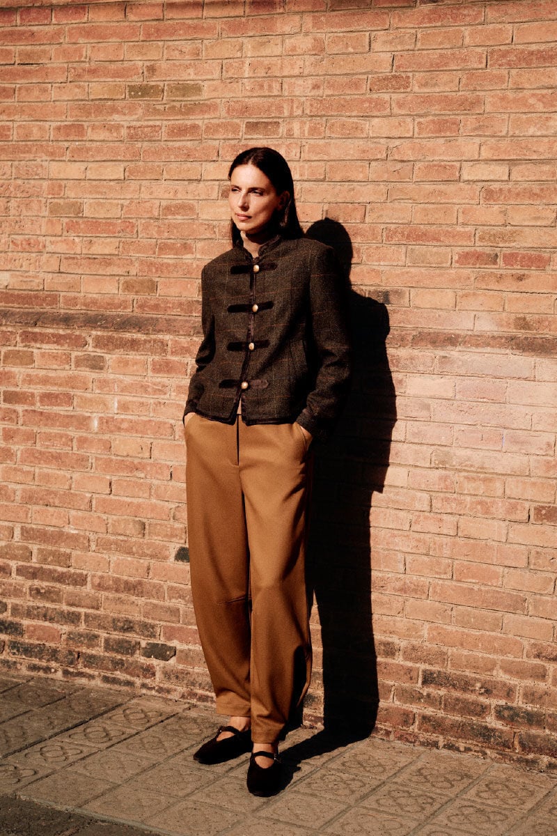 Cortefiel Women's serge jogger trousers