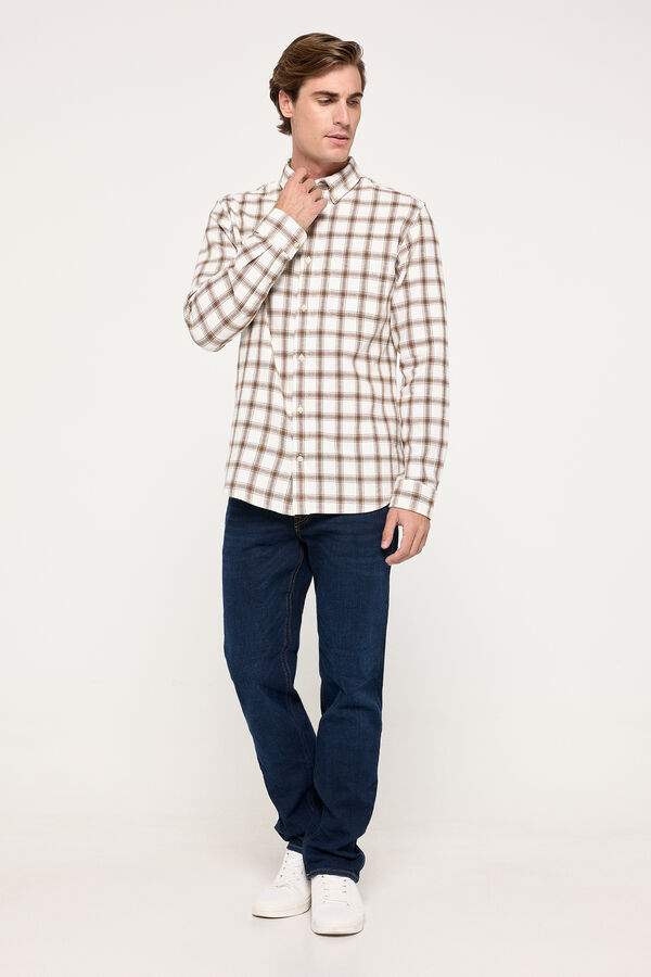 Jack & Jones Camisa estrutura Branco