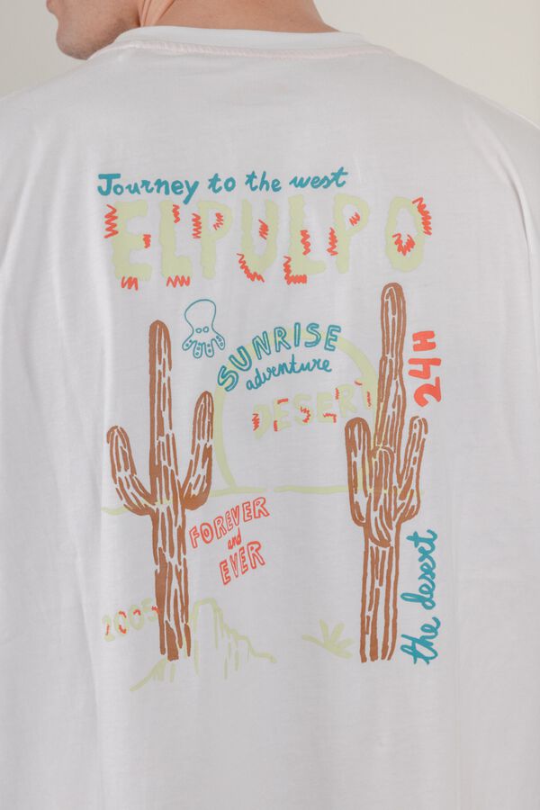 elPulpo Short sleeve T-shirt White