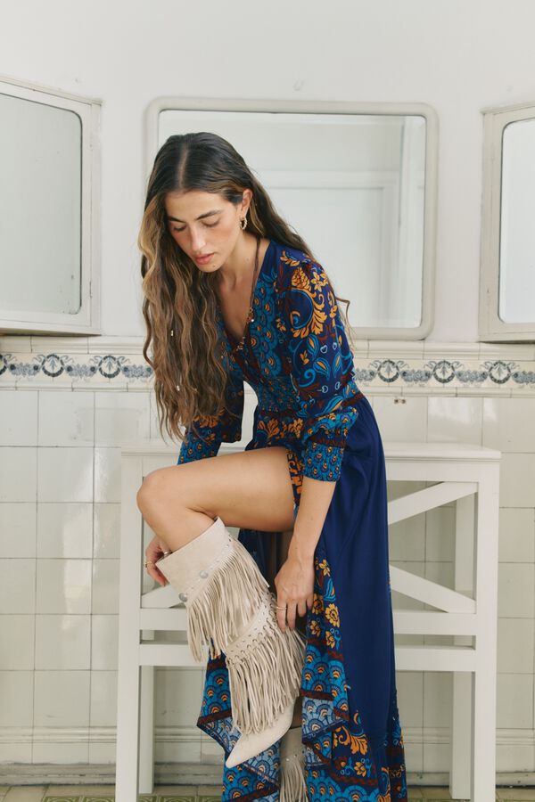 Jaase Vestido maxi Sabrina Azul