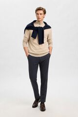 Selected Cal&ccedil;a formal Slim Fit Azul