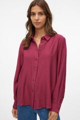 Vero Moda Camisa de manga comprida com pregas nas costas Roxo