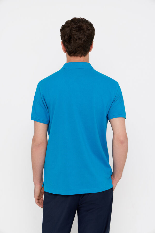 Cortefiel Essential polo shirt Turquoise