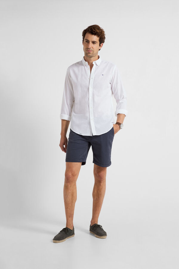 Silbon Camisa sport ligera dye blanca Blanco