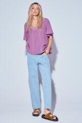 Slowlove Calça cargo larga Azul