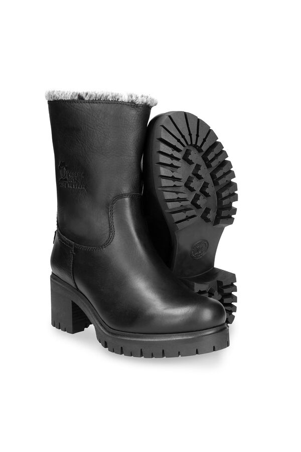 Panama Jack Botas de mulher com salto em pele napa Preto