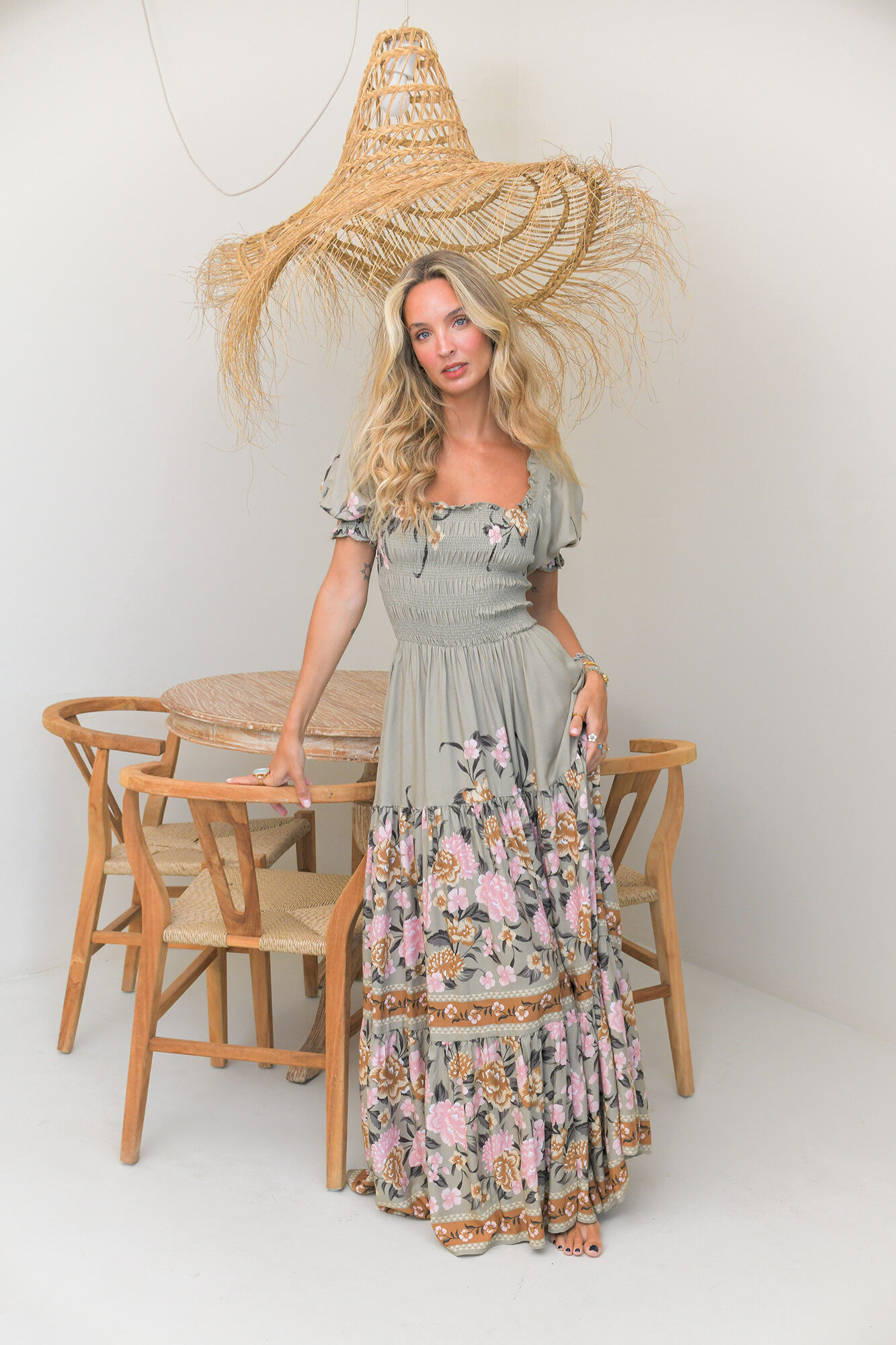 Jaase Vestido comprido Claudette