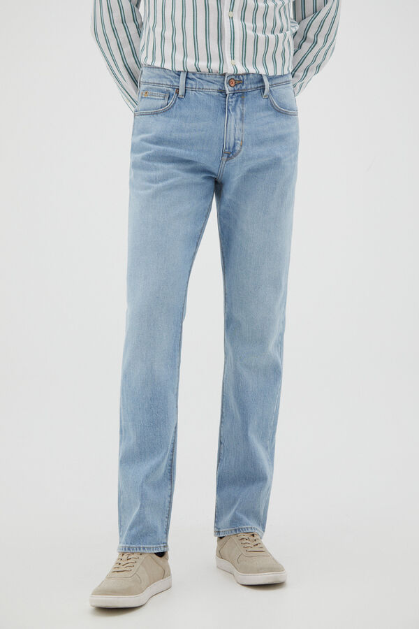 Cortefiel Jeans regular fit Azul