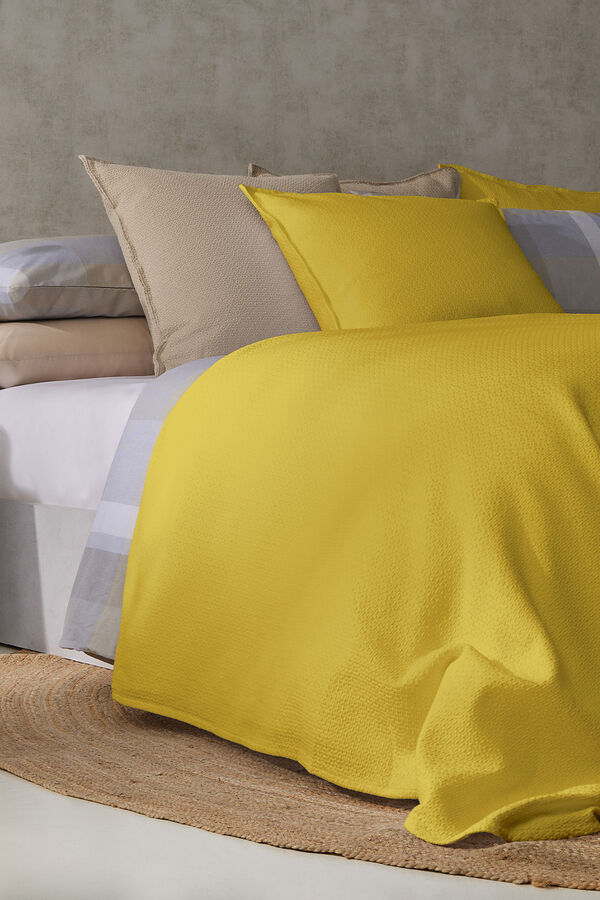 Cortefiel Melisa Mustard Bedspread cama 135-140 cm Gold