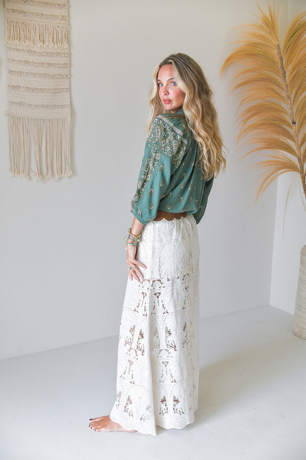 Jaase Blusa de manga comprida Verde