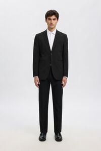 Selected Cal&ccedil;a de alfaiataria Slim Fit