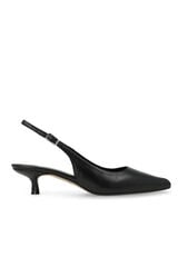 Lodi Sapatos de salto destalonados em pele Preto