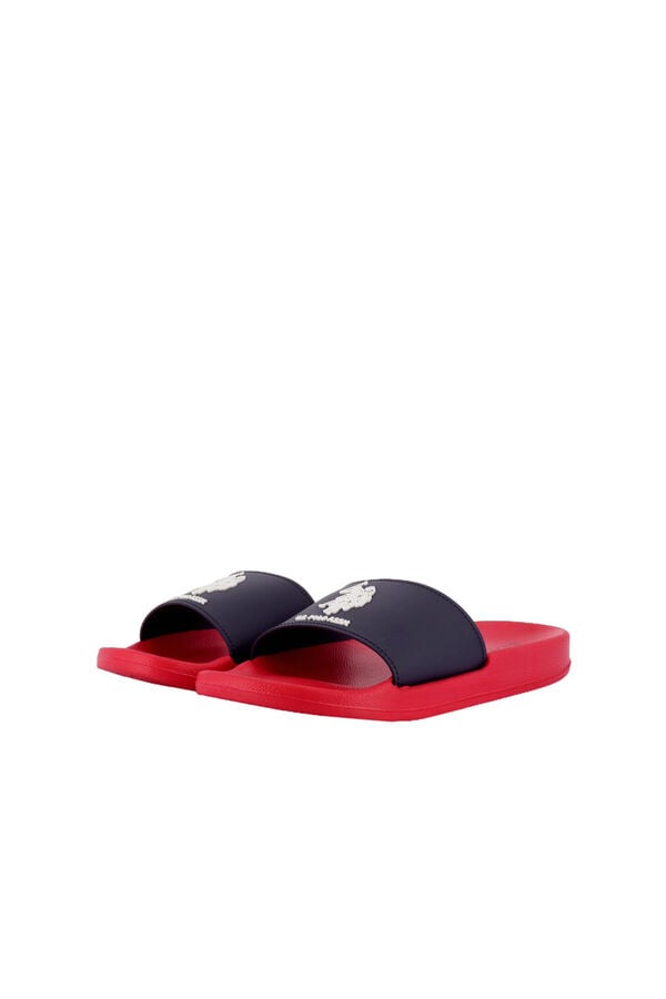 Us Polo Chinelos de homem Vermelho