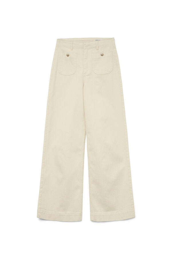 Vero Moda Curve Jeans de tiro alto talla grande Rosa