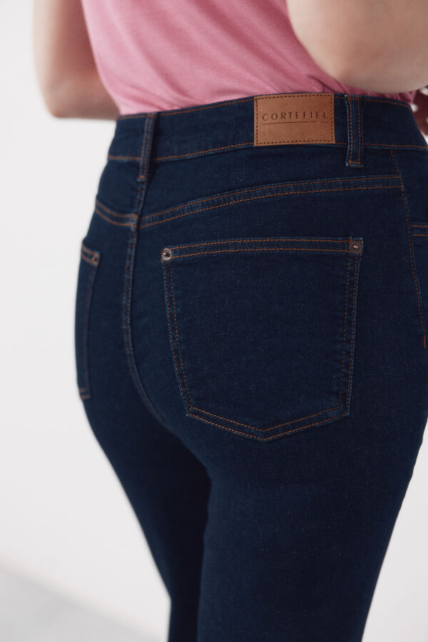Cortefiel Jeans Bootcut Blue