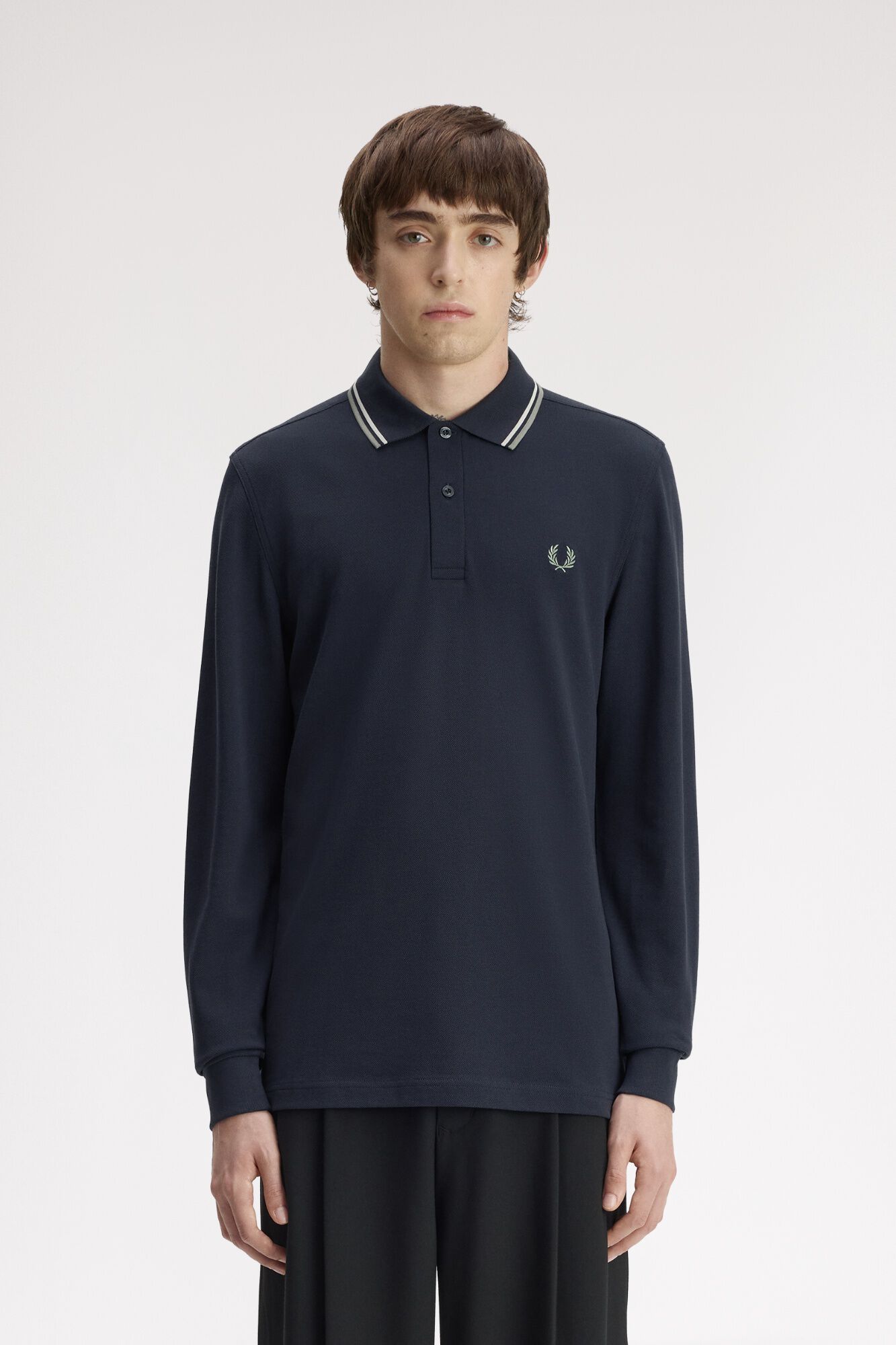 Fred Perry Polo piqu&eacute; manga comprida