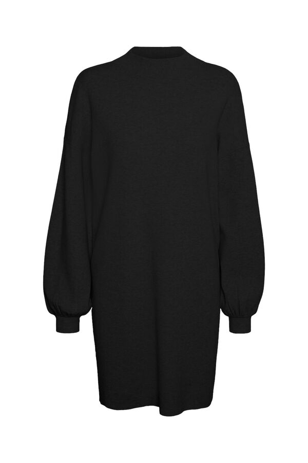 Vero Moda Jersey-knit long sleeve dress Black