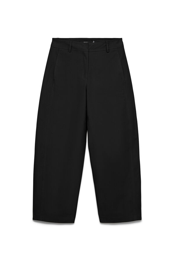 Vero Moda Cal&ccedil;a utilit&aacute;ria de perna larga Preto