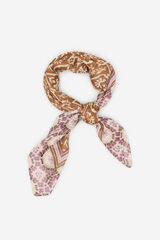 Cortefiel Printed cotton bandana Printed brown