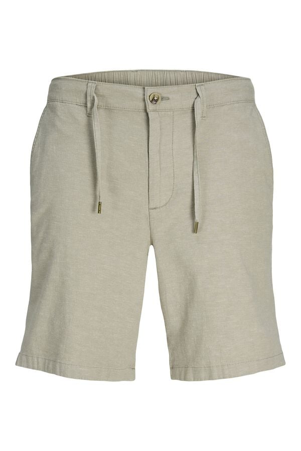 Jack & Jones Bermuda chino lino Gris