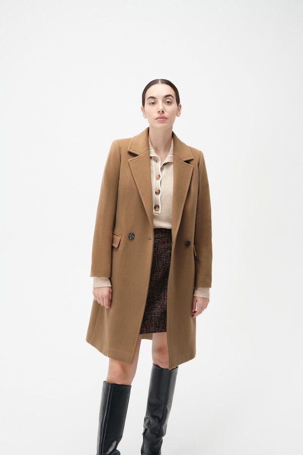 Cortefiel Gregory Coat Beige