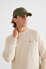 Silbon Plain light beige crew neck jumper Beige