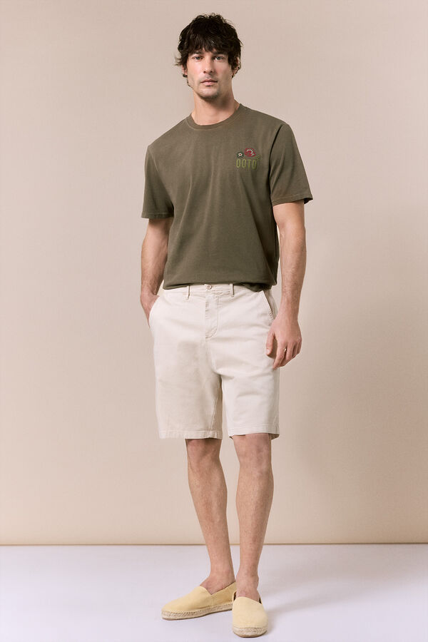 OOTO Bermuda b&aacute;sica Tostado