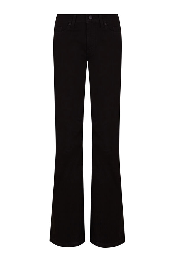 Cortefiel Bell-bottom jeans Black
