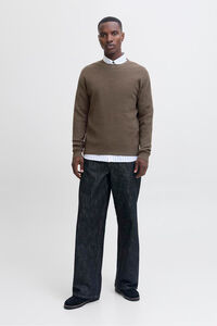 Jack & Jones Camisola básico de malha liso