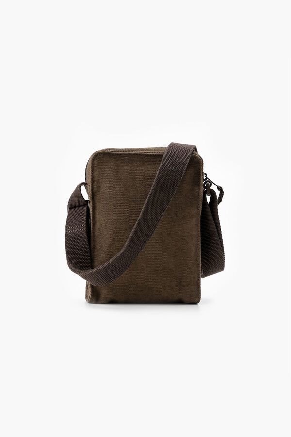 Levi's Bolsa pequena de ombro com fecho-éclair Castanho