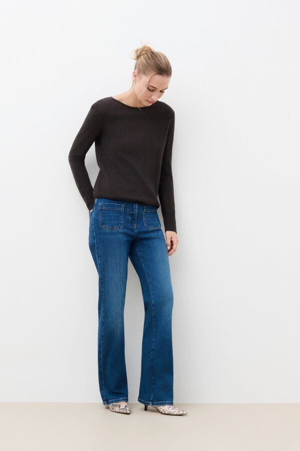 Caroll Camisola caxemira Mzoan Preto