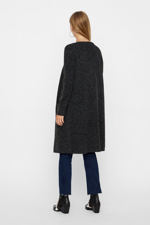Vero Moda Women's long cardigan with long sleeves Black
