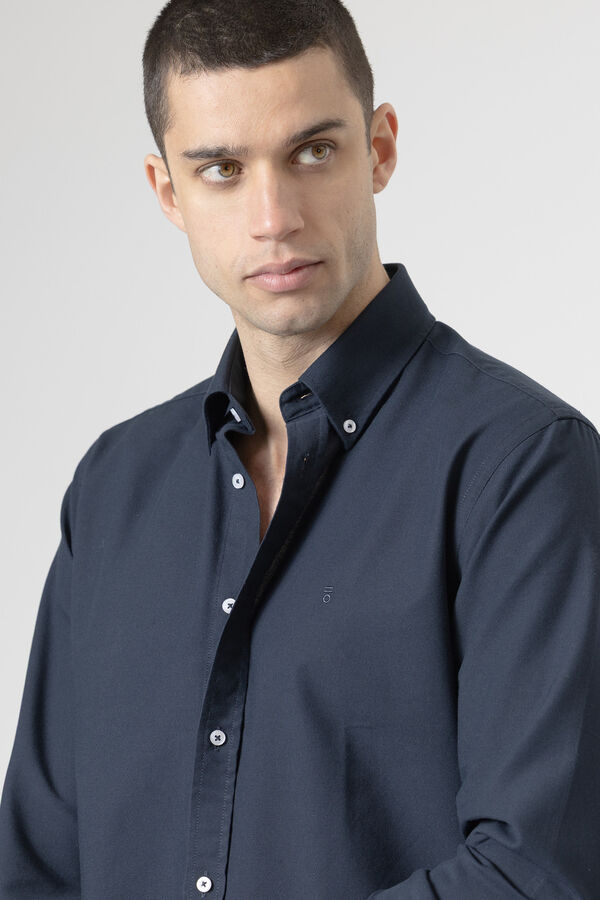 PuroEGO Camisa oxford Azul