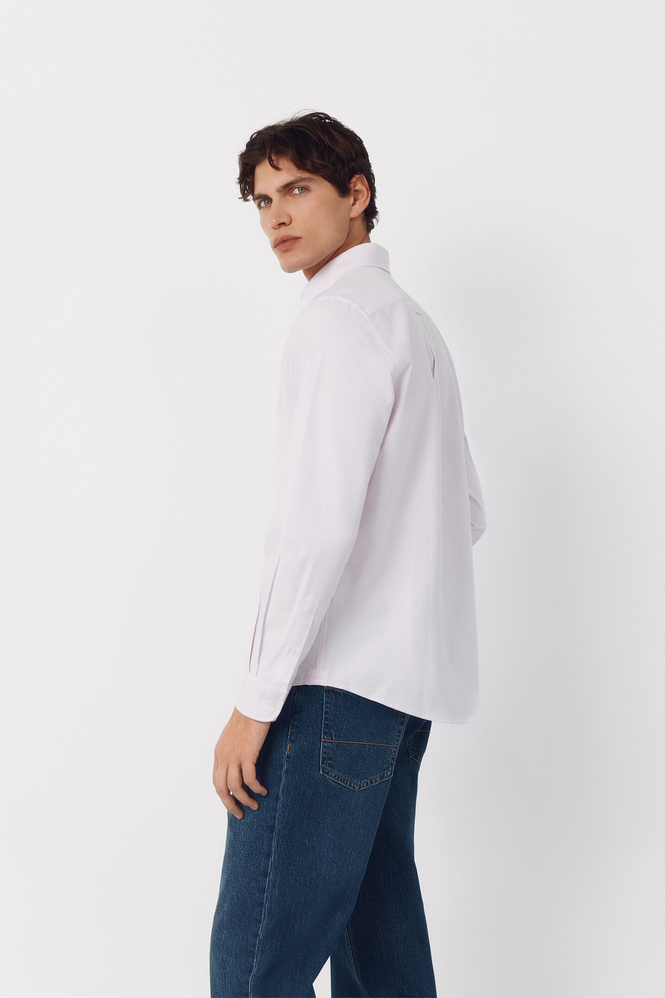 Cortefiel Candle stripe oxford shirt