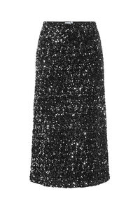 Vila Saia midi com lantejoulas