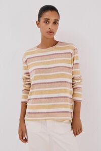 Cortefiel striped chenille t-shirt