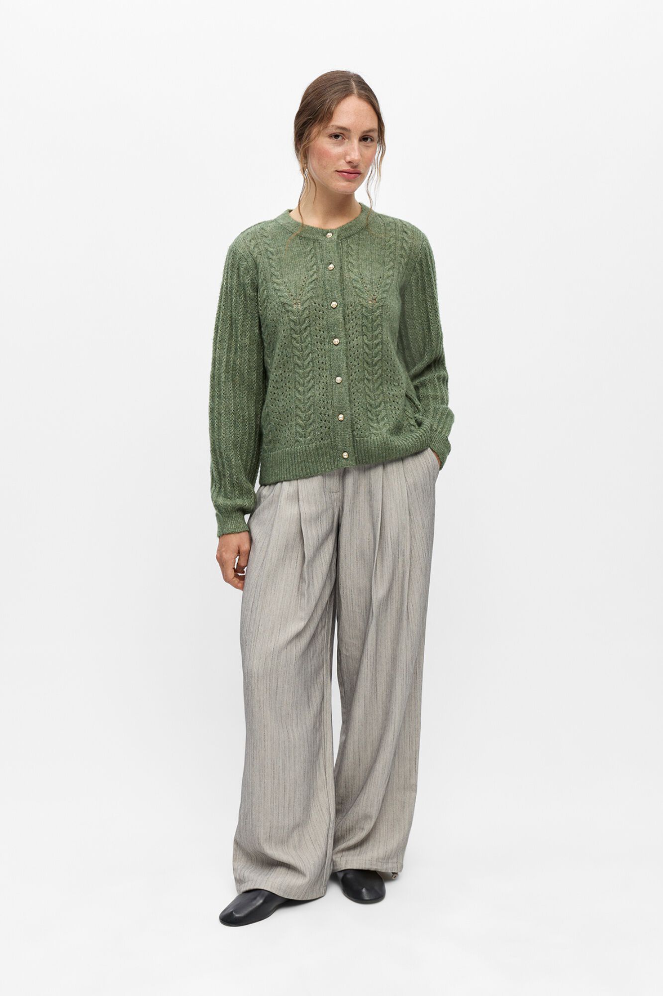 Object Openwork knit cardigan