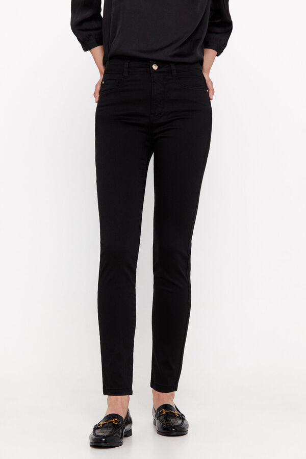 Cortefiel Sensational colour trousers Black