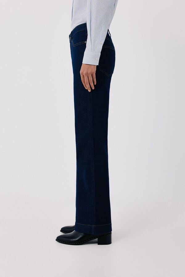 Cortefiel Bootcut jeans Blue