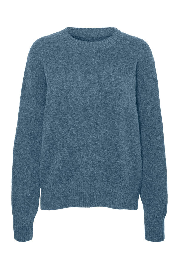 Cortefiel Essential knit jumper Navy