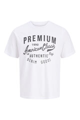 Jack & Jones Cotton regular fit T-shirt White