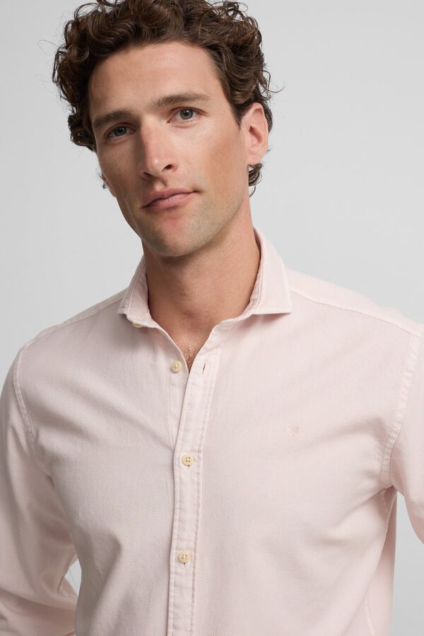 Silbon Sport structured logo shirt Coral