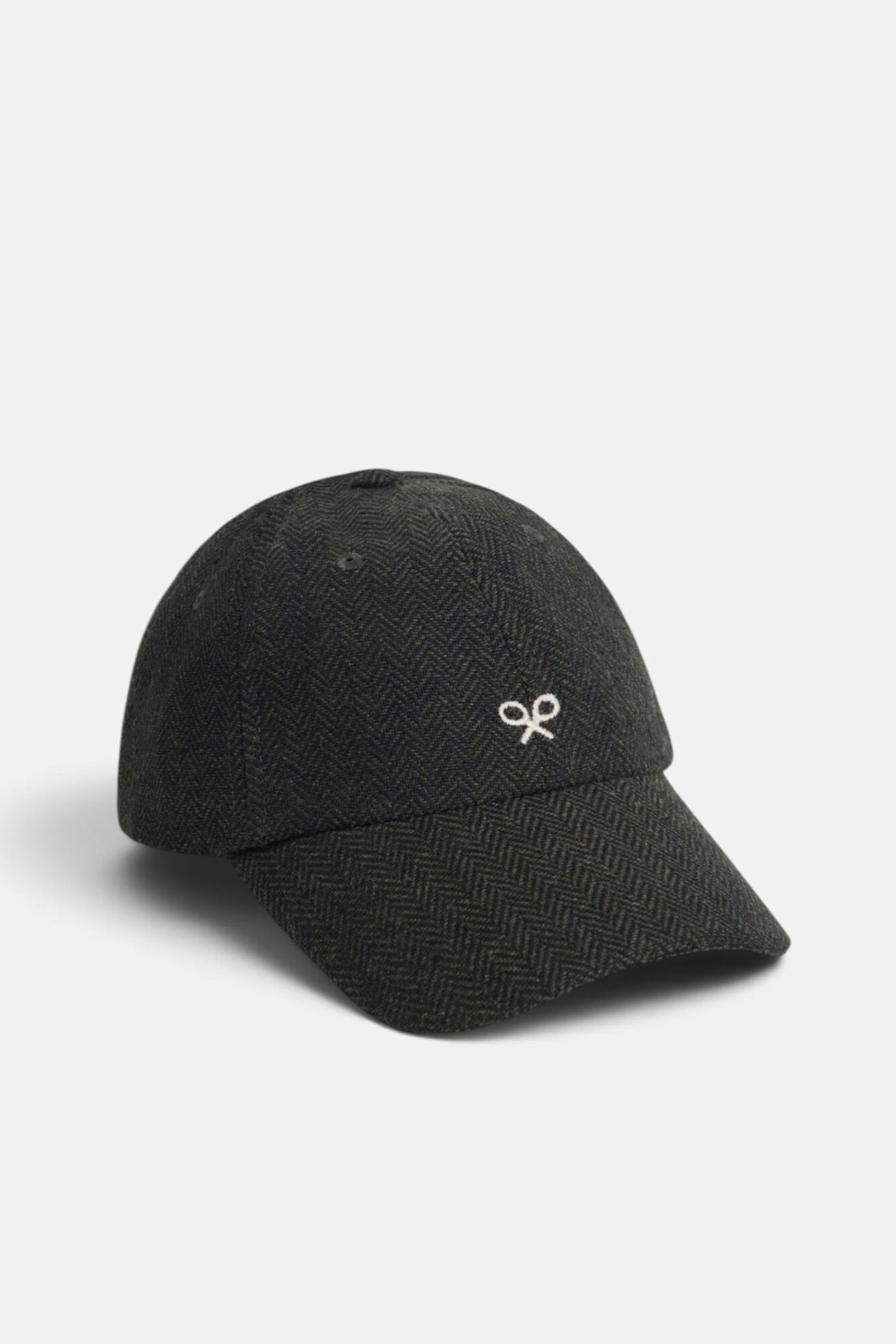 Silbon Herringbone fabric cap