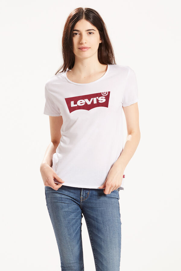 Cortefiel Camiseta Levi's® manga corta logotipo Blanco