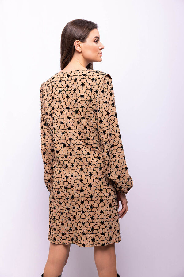 Object Vestido texturizado Castanho