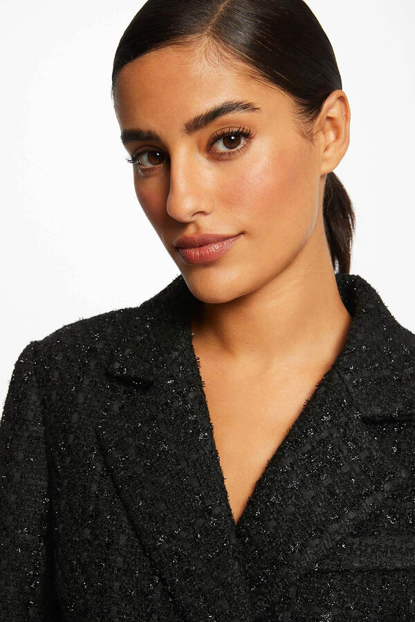 Morgan Faux fur bolero Black