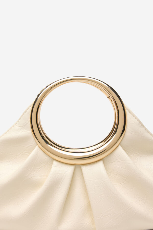 Cortefiel Argola de bolsas Ecru